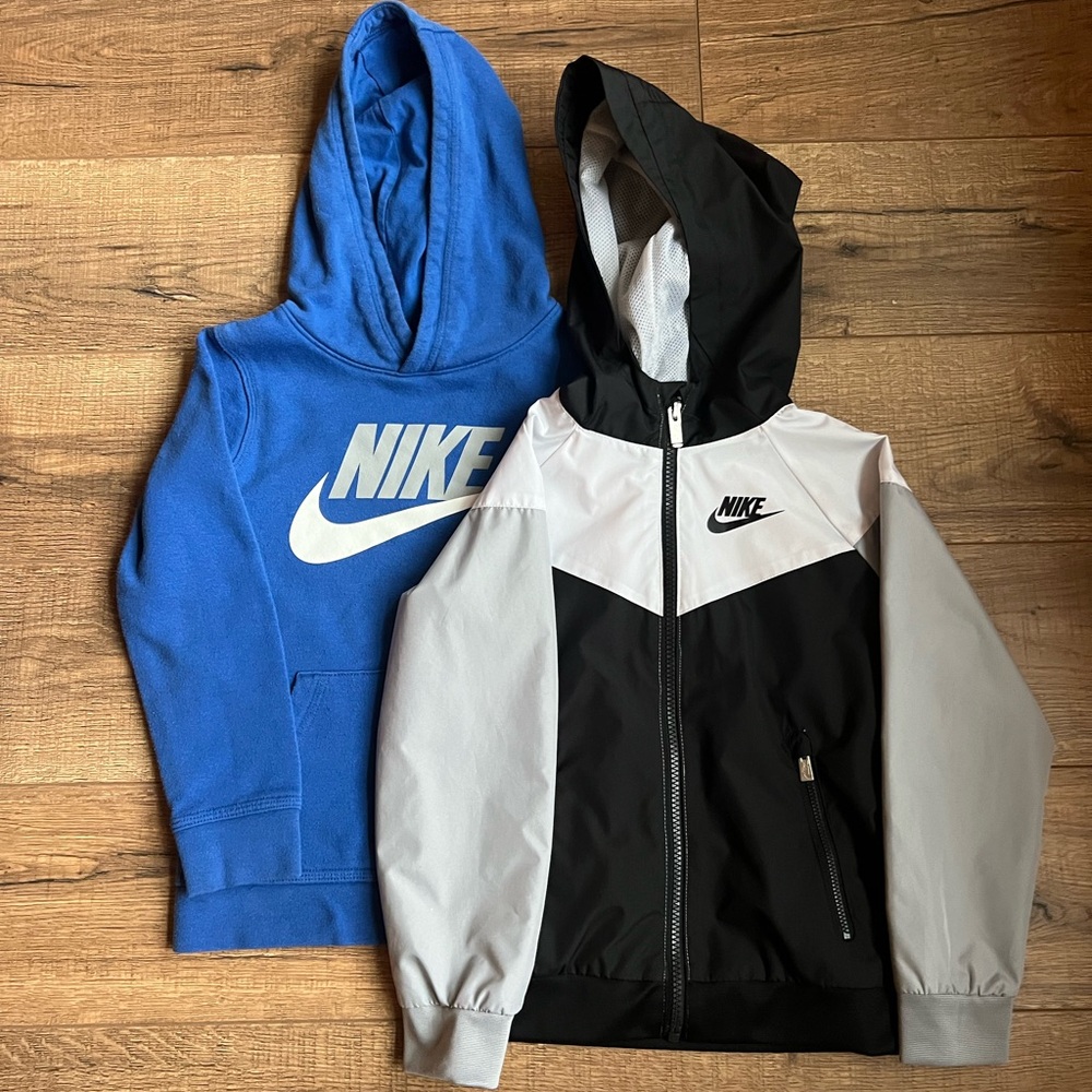 Boys Nike sweater and jacket bundle